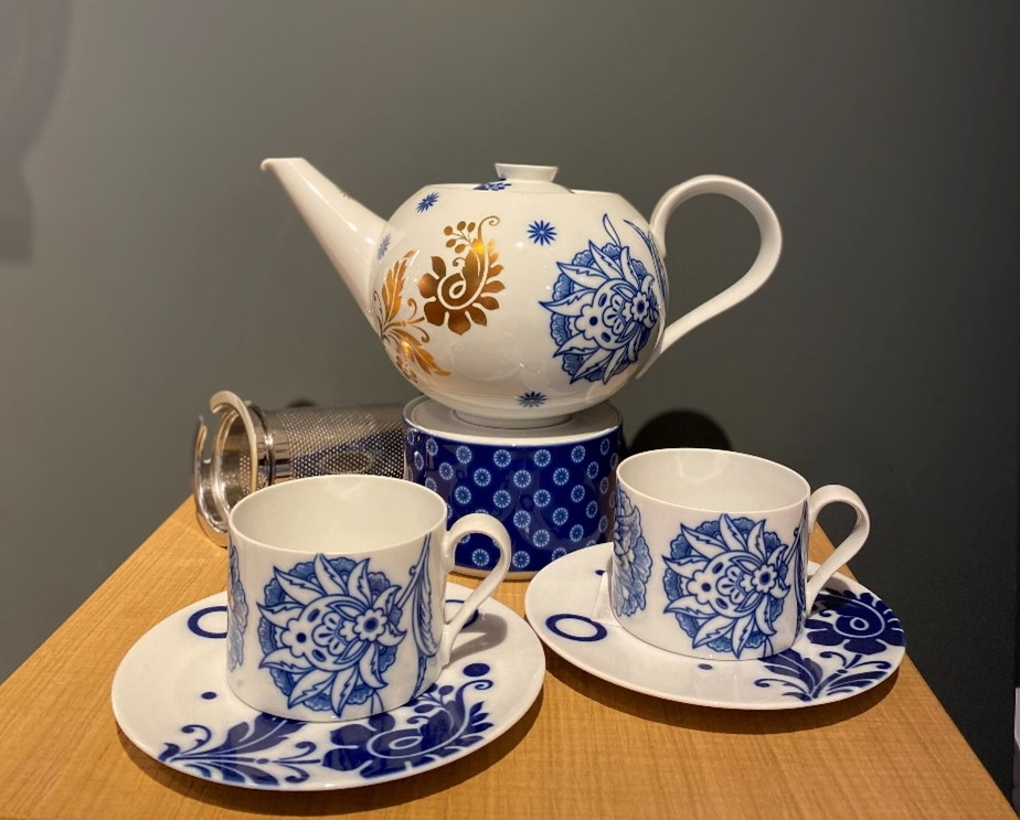 Kaffee-Arrangement für Zwei